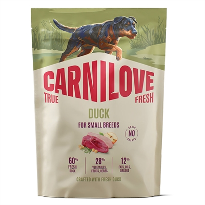 Carnilove True Fresh Adult Small Breed Duck Foder med And 1,5 Kg